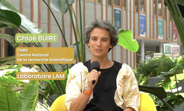 Interview d'une chercheuse du CNRS, laboratoire LAM